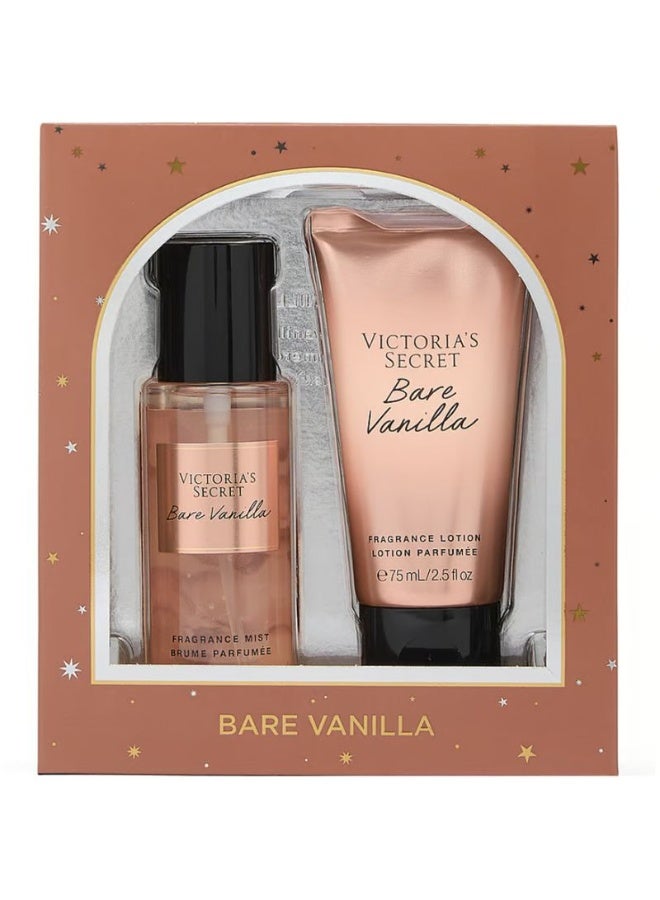 Bare Vanilla Mini Mist & Lotion Gift Box Set